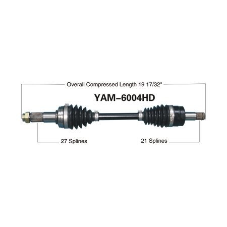 Wide Open Heavy Duty CV Axle for YAM HD FRONT RIGHT YFM660F GRIZZLY 4X4 03-08 YAM-6004HD